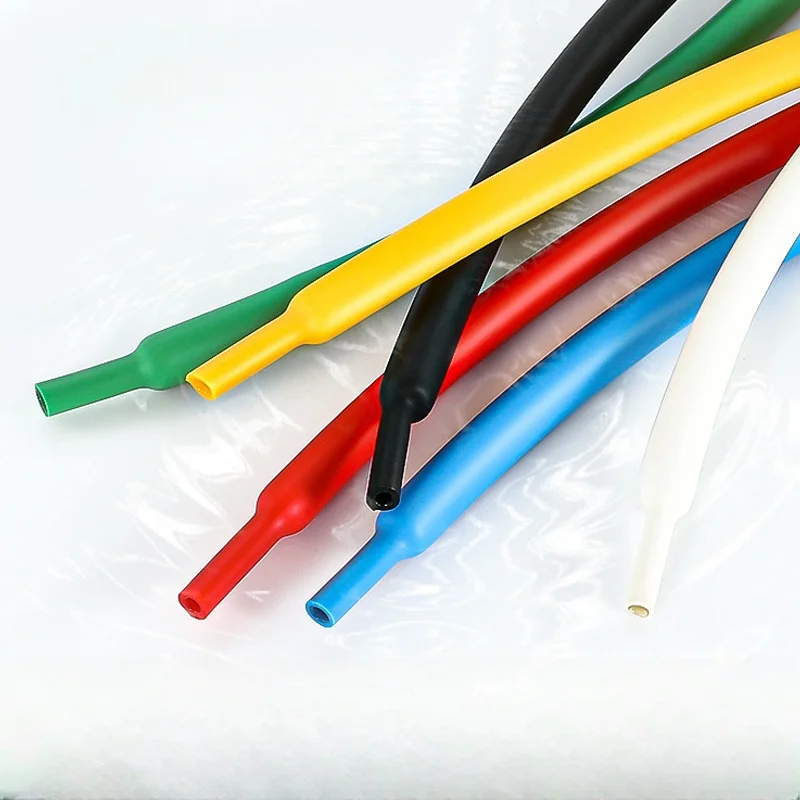 1/2/5Meter 3:1 Heat Shrink Tube With Double Wall Glue Tube Diameter 1.6/2.4/3.2/4.8/6.4/7.9/9.5/12.7/15.4/19.1/25.4/30/39/50m