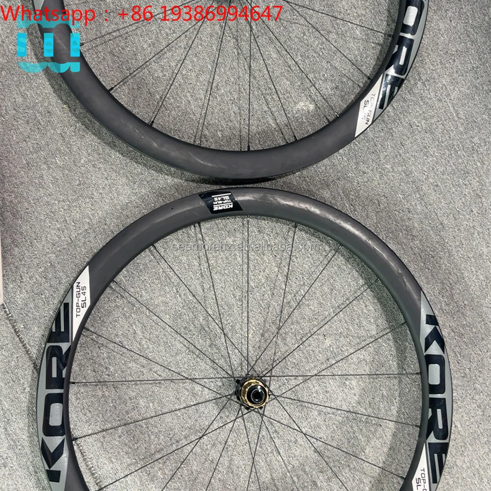 For SeeMore 45mm Profile Carbon Rim 60T Straight Pull Hub Center Lock Disc Brake Carbon Bicycle 700c Cycling Road Bike Wheelset