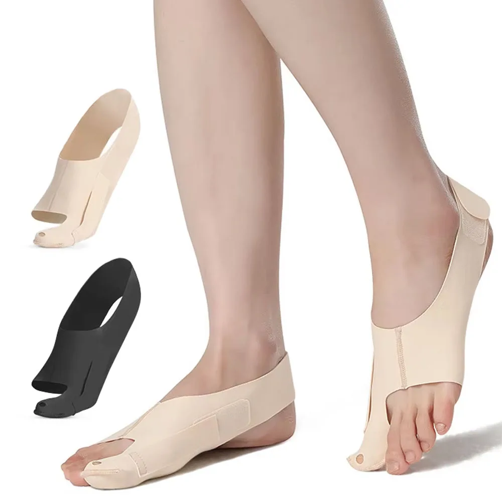1Pcs Adjustable Lightweight Toe Bunion Corrector Bigfoot Toe Separation Correction Ankle Brace Wear Shoes Ankle Sleeve