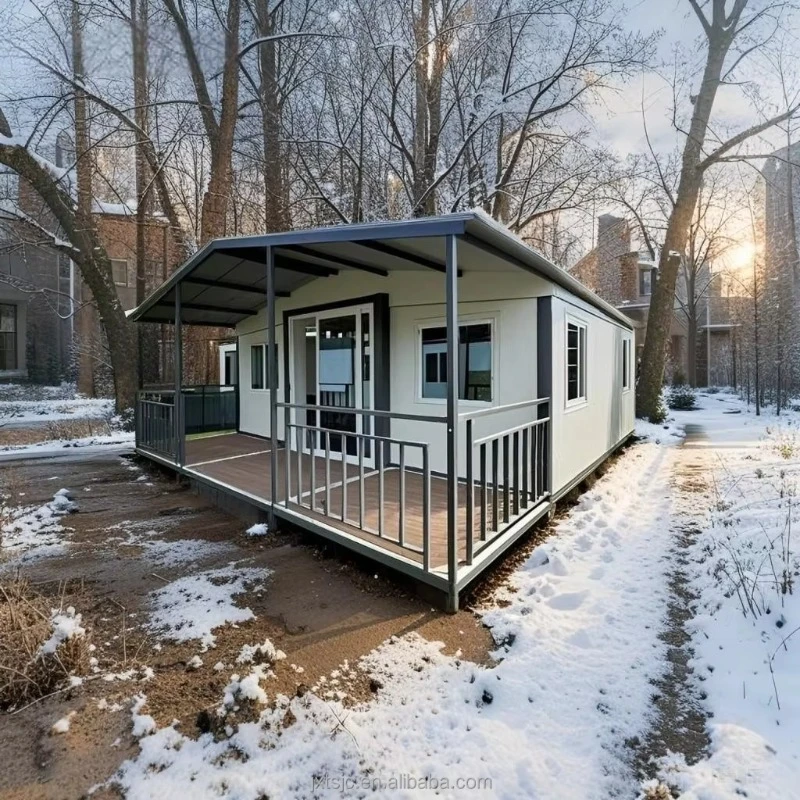 Casa mobile 2 camere da letto espandibile 20 piedi/40 piedi Casa contenitore pieghevole Spedizione Villa vivente in Australia Pannello sandwich realizzato