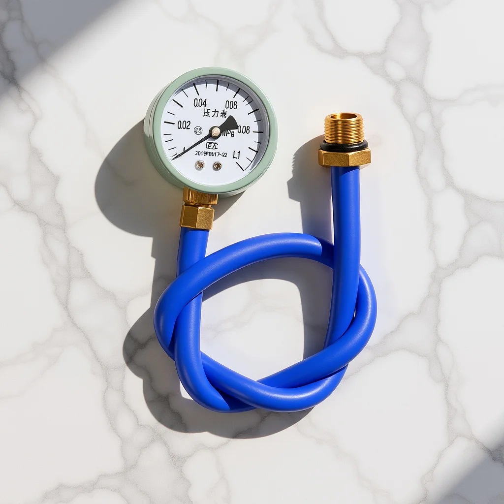 مجموعة أدوات قياس الضغط الخلفي للعادم أداة تشخيص السيارة عالية الدقة لأنظمة عادم السيارات المتينة مع خرطوم #1