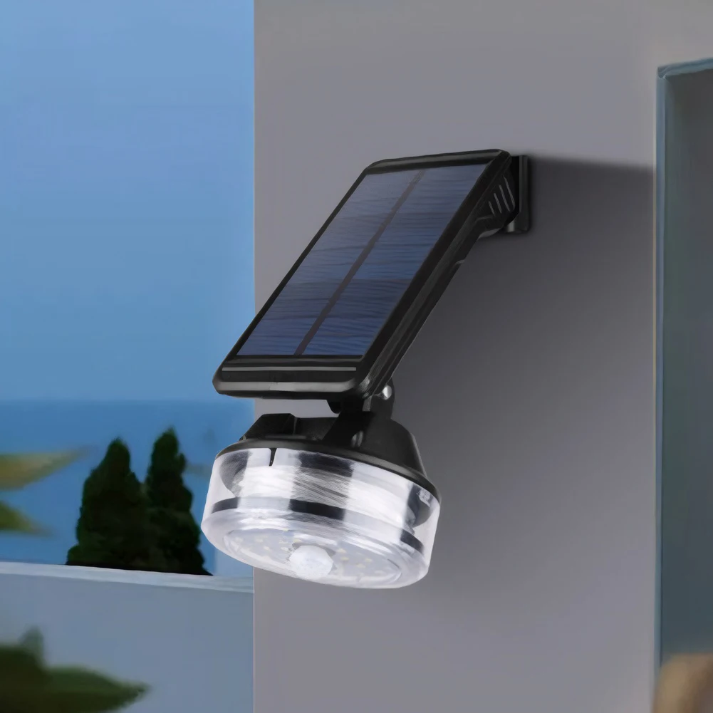 Solar Induction Light String Light Sensor Wall Mount Lamp Pathway Lighting Lamp for Outdoor Garden Courtyard Decoration