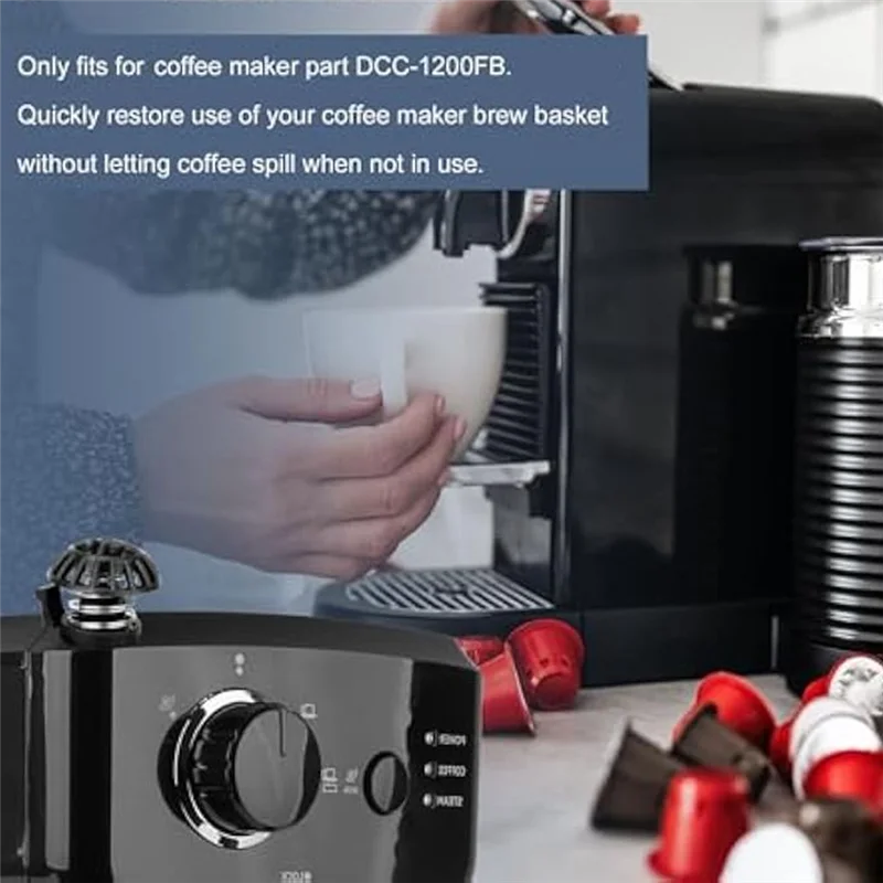 A05G-Cuisinart DCC-1200 커피 메이커 교체용 양조 바구니 키트(스프링 장착 스토퍼 포함)용 기계