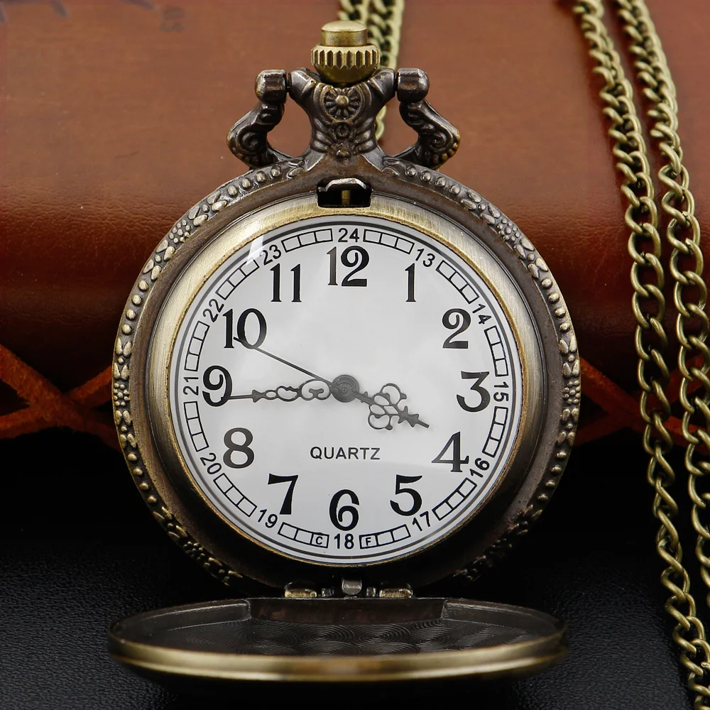 1903 Industrial Era Luxury Automobile Quartz Pocket Watch Retro Necklace Pendant Universal Gift for Boys and Girls