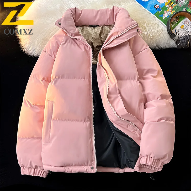 Graphene Parkas 2025 Winter New Casual Solid Stand Collar Thickened Warm Coats Outdoor Adventure Multifunctional Padding Coat