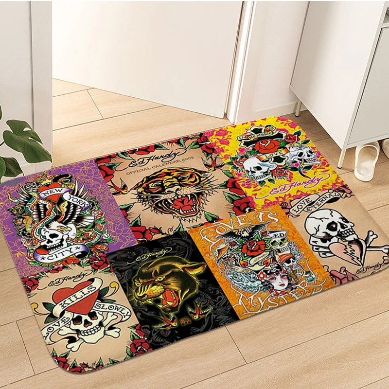 Foot Mat E-Eds H-Hardys Carpet for Bedroom Entrance Door Doormat Veranda Floor Mat Bathmat Entryway Kitchen Living Room Rugs