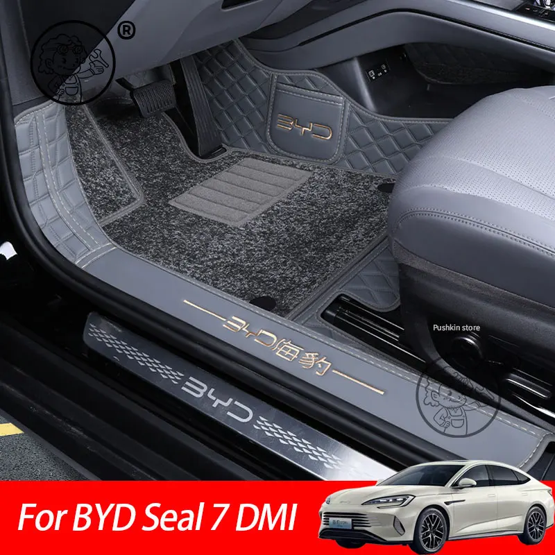 

For BYD Seal 7 DMI SEAL 07 DMI 2025 2026 Car Floor Mats Dirt-resistant Foot Carpet Floor Cover Auto Interior Styling Accessories