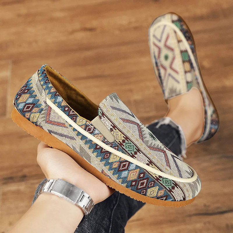 New Canvas Sneakers For Men Summer Espadrilles Men Casual Shoes Comfortable Walking Sneakers Men\'s Shoes
