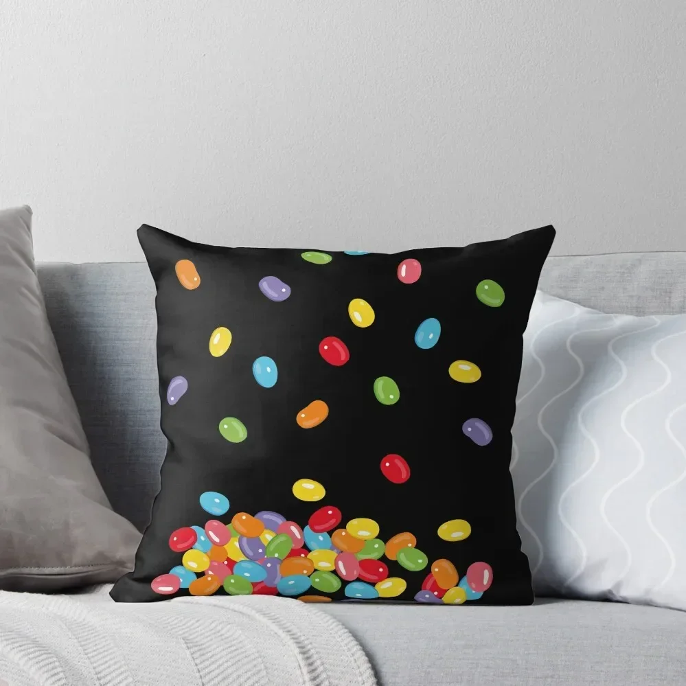 Cute Easter Jelly Beans Sweets Candy Throw Pillow Cushion Cover Set Sofa Covers autumn pillowcase Luxury Cushion Cover pillow