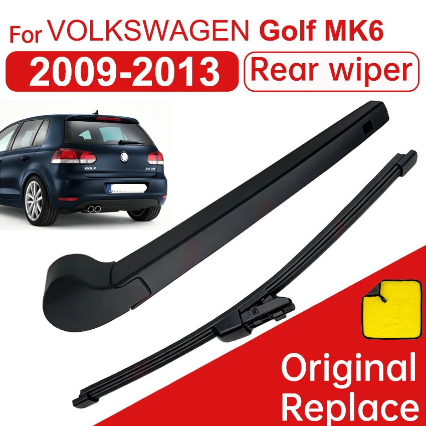Rear Windscreen Wiper Arm & Blade Set 11" Inch for VW Golf Mk6 Hatchback 2009-2013