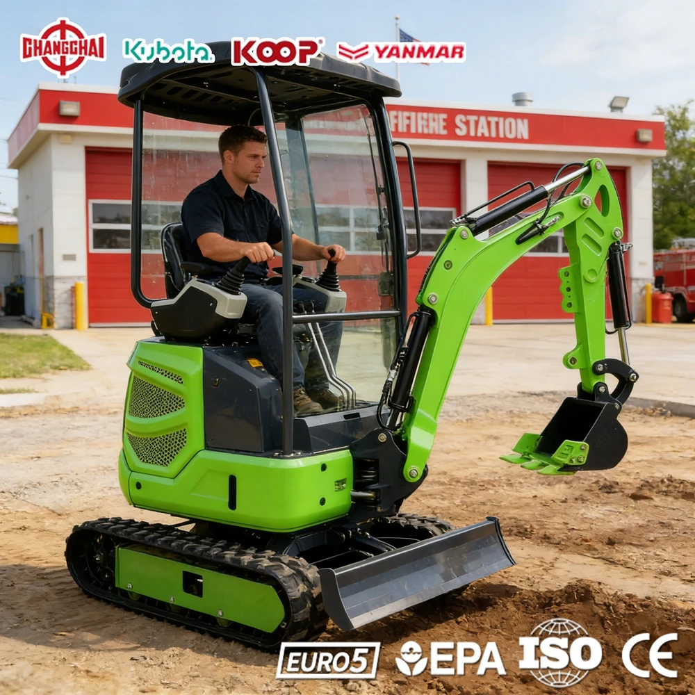 

Мини-экскаватор 1.0 тонны для сельского хозяйства и строительства, многофункциональный 1.8 тонны, европейский стандарт CE, прямые продажи от производителя