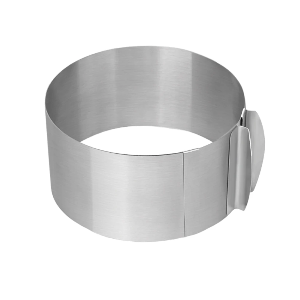 

Adjustable Mousse Bake Mold Mold 16 30cm Diameter Non Stick Baking Pan Round Stainless Steel Cake Pastry