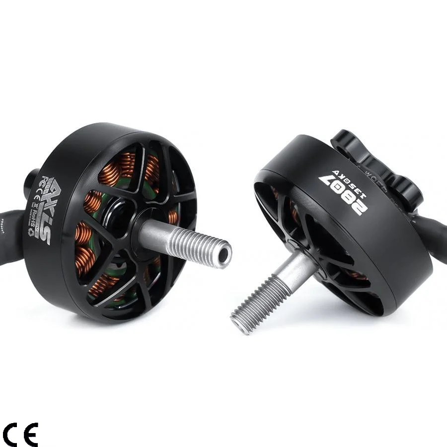 Motor Brushless Shuhang 2807 1350KV 45.81A 3-6S Grosir, Daya Dorong Maksimum 2470g, Daya 1114W untuk Drone FPV Freestyle RC 7 Inci