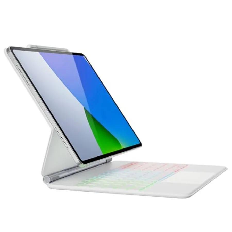 

Keyboard case for iPad Air 13 M2 2024/(M3) 2025 and iPad Pro 12.9(6th5th 4th 3rd Gen) Magic Keyboard case with Multi-Trackpad f