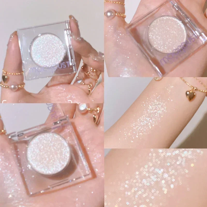 Glitter Oogschaduw Fleuren Ogen Make-Up Waterdichte Glinsterende Paletten Monochrome Oogschaduw Gepigmenteerde Markeerstift Cosmetica