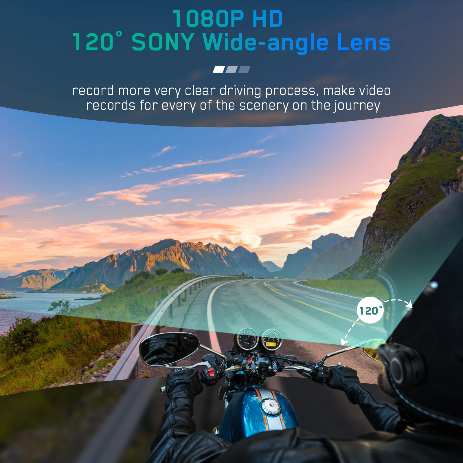 Motorfiets Intercom Helm Headset 1080P Video Wifi Recorder Camera Intercomunicador Maxto M3