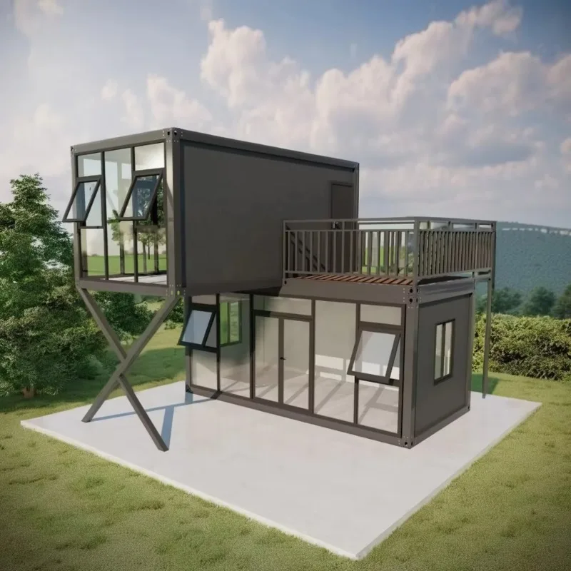High Load Foldable Expandable House Reinforced Internal Keel Structure Heavy Bearing Capacity Safe And Stable Prefab Building
