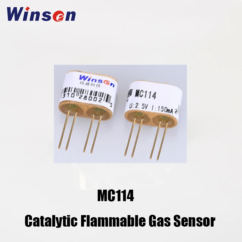 10pcs Winsen MC112/MC112C/MC113/MC113C/MC114/MC114C /MC115 Catalytic Flammable Gas Sensor Long Lifespan, Low Cost