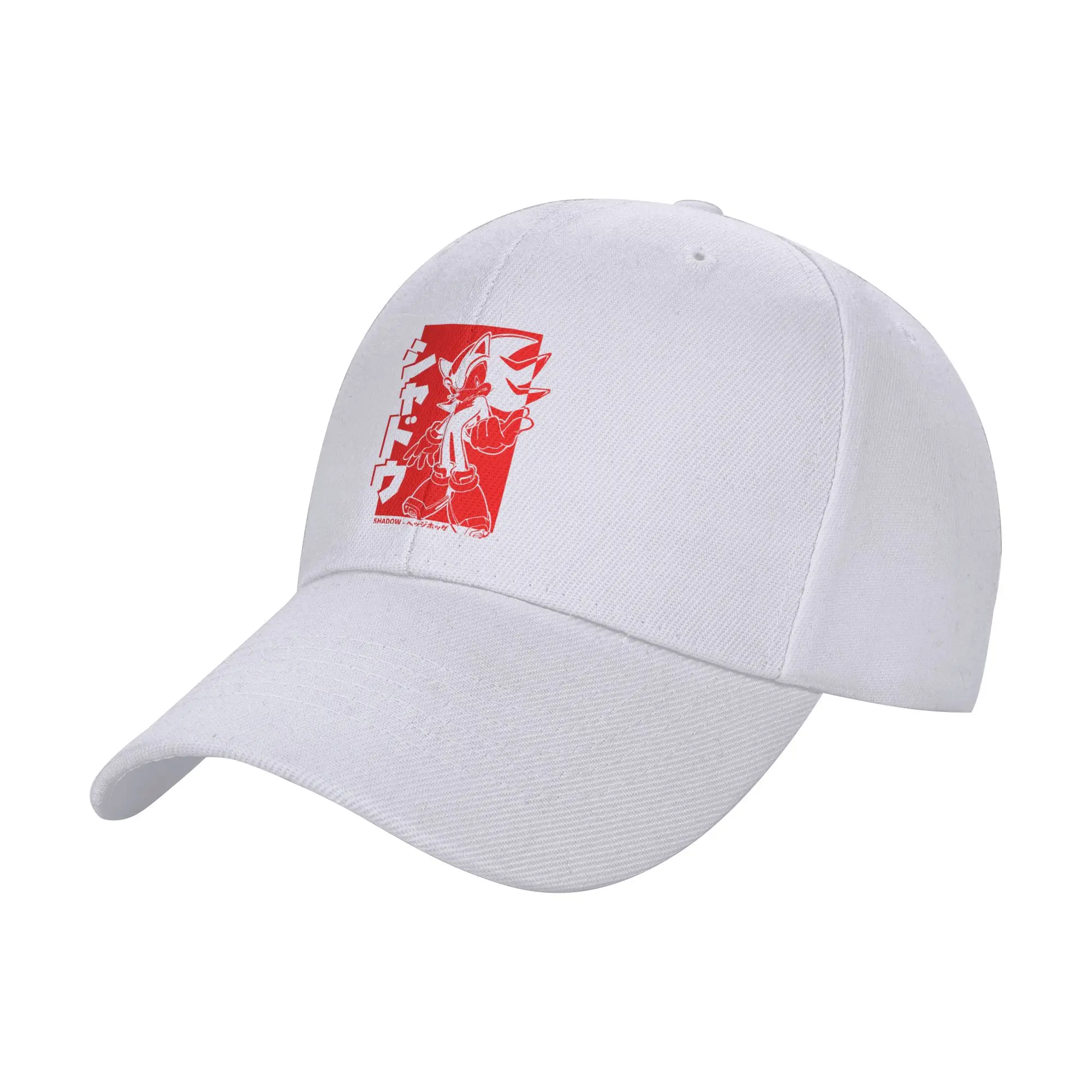 Fashion Japanese Shadow The Hedgehog Essential Curved Brim Baseball Cap Korean Casual Mesh Cap