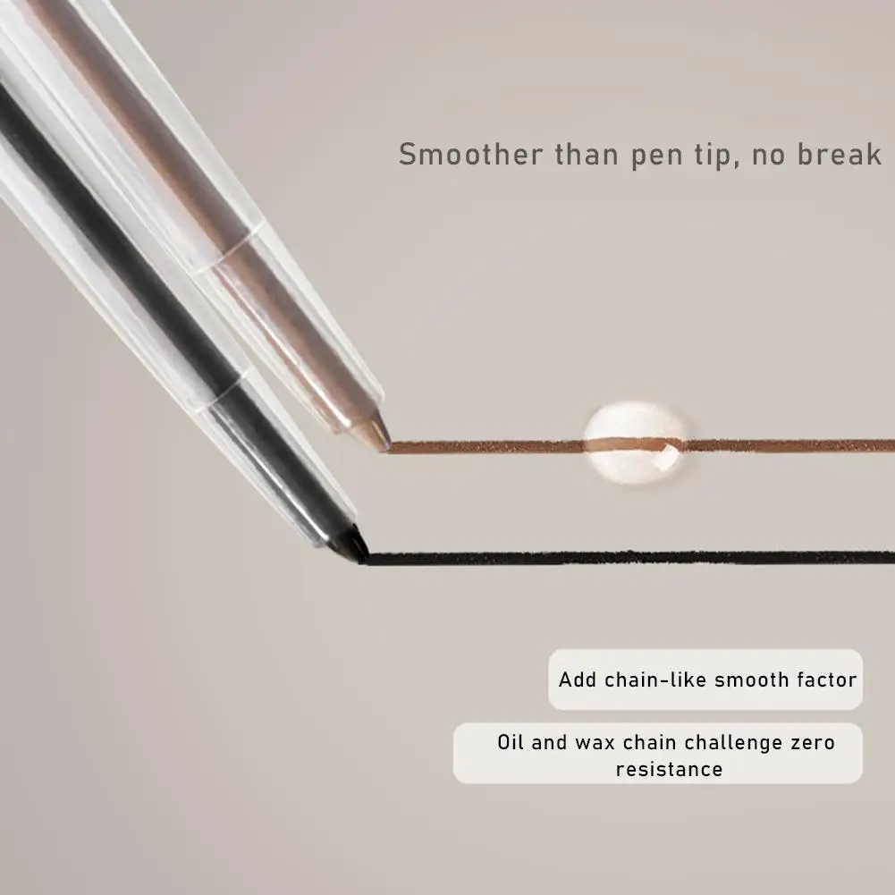 Lápices delineadores de ojos resistentes al agua, color gris, marrón y negro, para mujer, delineador de ojos en Gel Punk ahumado de larga duración, herramientas de maquillaje de belleza