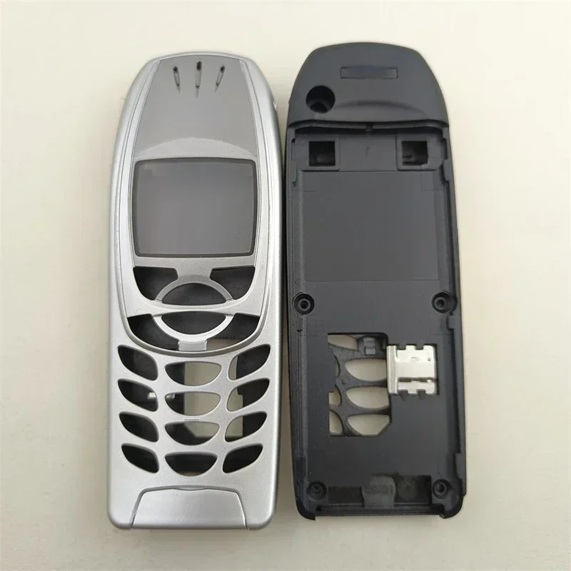 For Nokia 6310 Cover Case Housing 6310i Battery By Middle Frame Front Bezel Replace Part NO Phone Keyboard