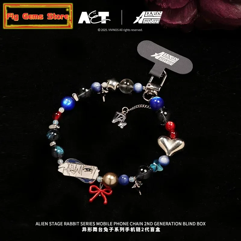 

Original Alien Stage Rabbit V2 Series Phone Chain Blind Box Anime Periphery Trendy Keychain Toys Holiday Girl'S Birthday Gifts