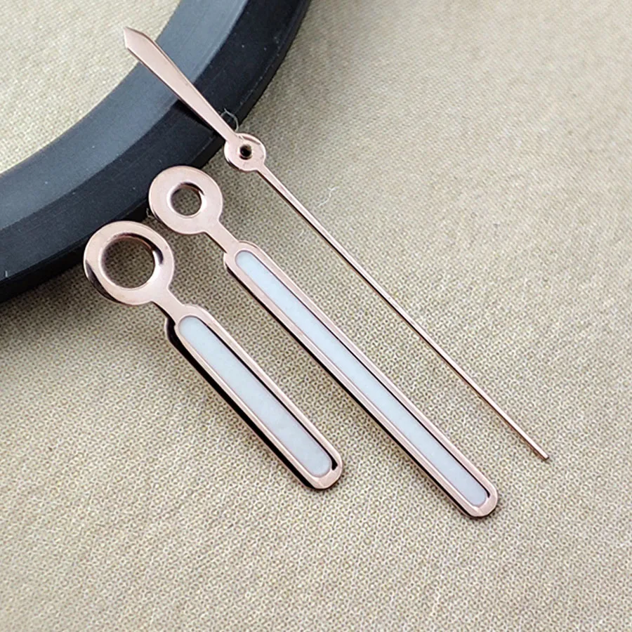 New NH35 Hands Strong Green Luminous Hands Silver Gold Three Hands Watch Accessories For NH35 NH36 4R 7S Automatic Movement