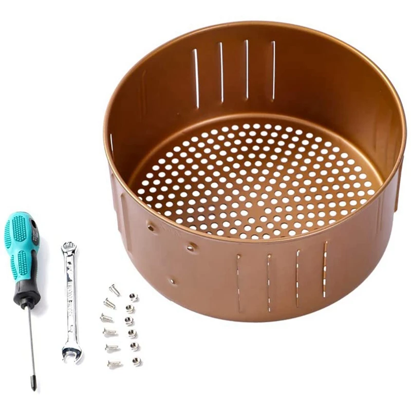 Air Fryer Replacement Basket 3.7QT For Power Gowise USA Air Fryer And All Air Fryer Oven, Non-Stick Fry Basket