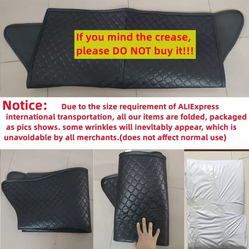 Leather Trunk For Mazda3 Mazda 3 BM Accessories 2014~2016 2017 2018 Car Cargo Liner Mats Trunk Boot Cover Storage Carpet Scratch view 5