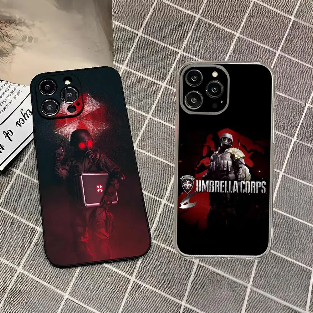 Biohazard Umbrella Corps Phone Case For Iphone 16 15 14 13 Pro Max Mini 11 12 Xr X Xs 7 8 Plus Cover