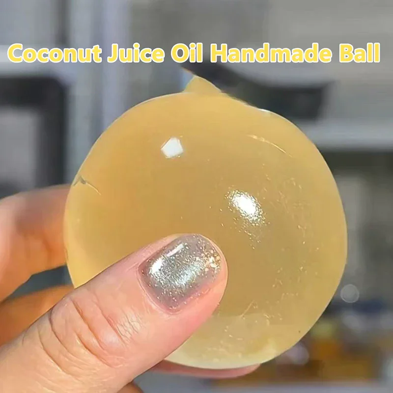 Boule anti-Stress résistante au Stress, 1 pièce, boule d'huile de noix de coco, rebond lent, Fidgeting, jouets pour adultes et enfants, cadeau à presser