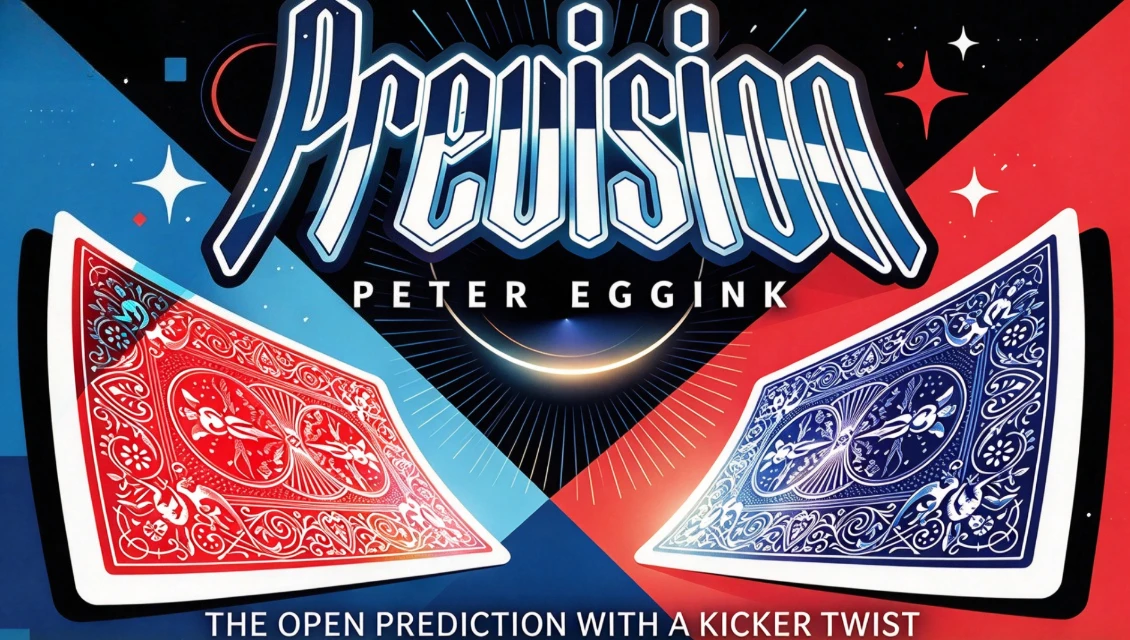 Prevision By Peter Eggink Open Prediction Magic Trick Signed Card Revelation Prediction Card Gimmick Close Up Magic Props