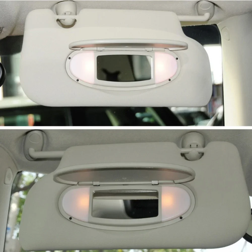 Car Sun Visor Sunshade Panel Housing Vanity Mirror Cover For BMW MINI 2007-2014 Interior Accessories