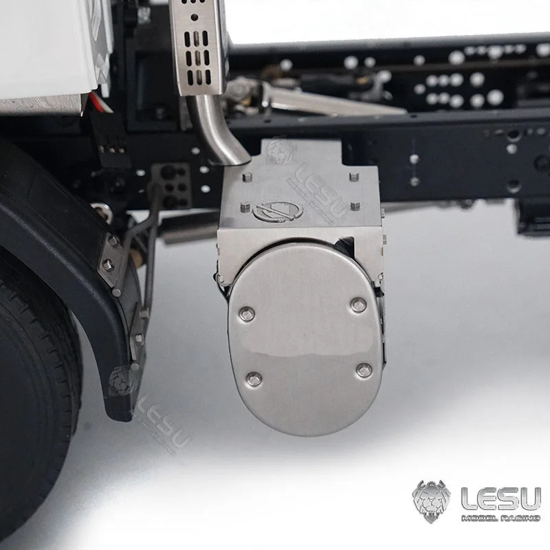 RC 1/14 LESU Auspuffrohr für Tamiya Hydraulikbagger, Lader, Muldenkipper, SCANIA, MAN, VOLVO Anhänger, Kipper, DIY-Teile – Detail 5