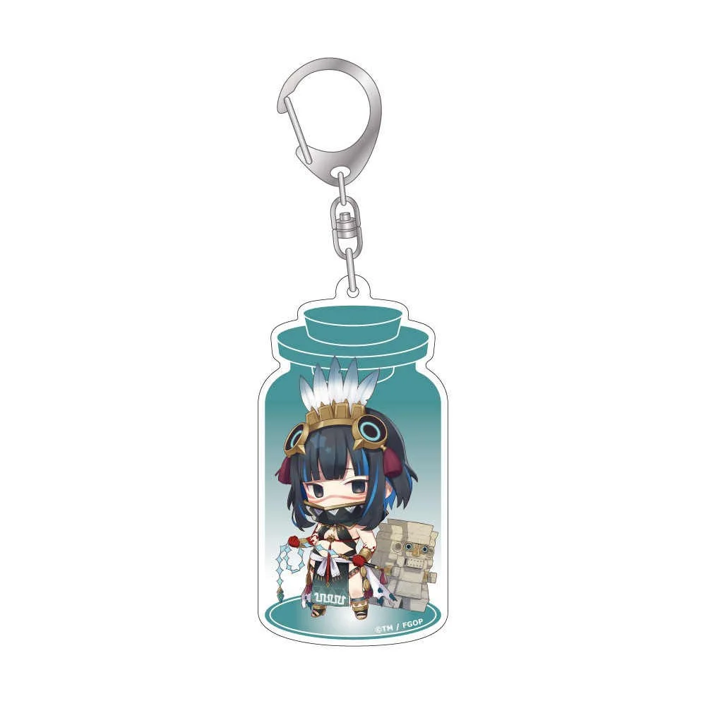 Charm Anime Fans Gifts Love Live!         Superstar HD Figurel Q Edition Acrylic Keychain  Fate Grand Order About 6cm