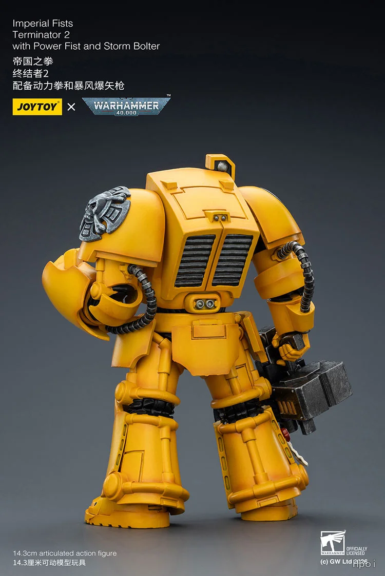 

【FS】JOYTOY Warhammer 40K Масштаб 1/18 Фигурки Imperial Fists Terminator 2 Модели игрушек и подарки