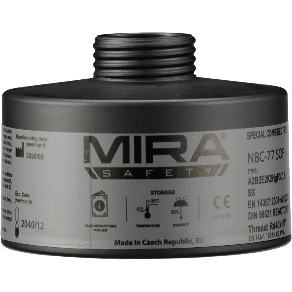 

Сертифицированный противогаз CBRN для полнолицевой респираторной маски, противогаз 40 мм, самый длительный срок службы полки 20 лет, вакуумная герметизация NBC