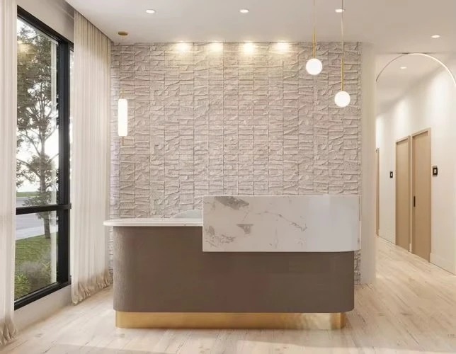 

&c Custom Spa Reception Desk Beauty Salon Reception Desk for Clinic