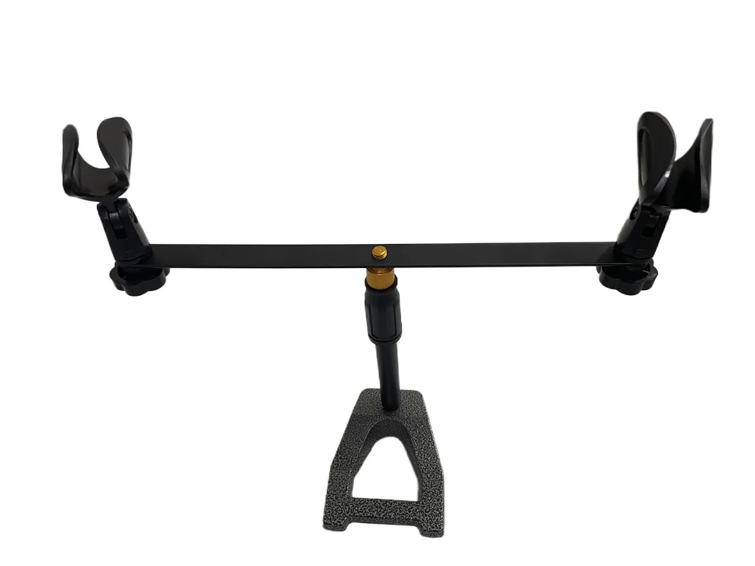 For Desktop Microphone Stand Adjustable Mic Holder 2 clips Table Stand Lifting and Weighting Base Shockproof Network Live