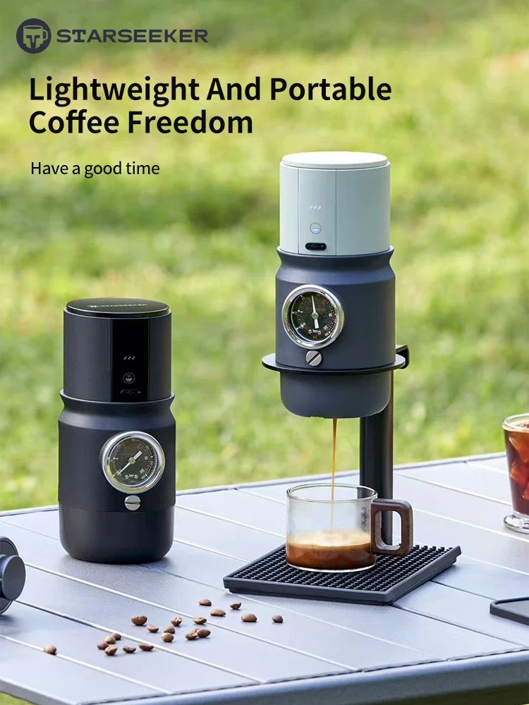 #STARSEEKER Super58 PortableElectric Espresso Machine Travel Coffee Maker For Camping Car Coffee Maker With USB-C Bracket Tamper