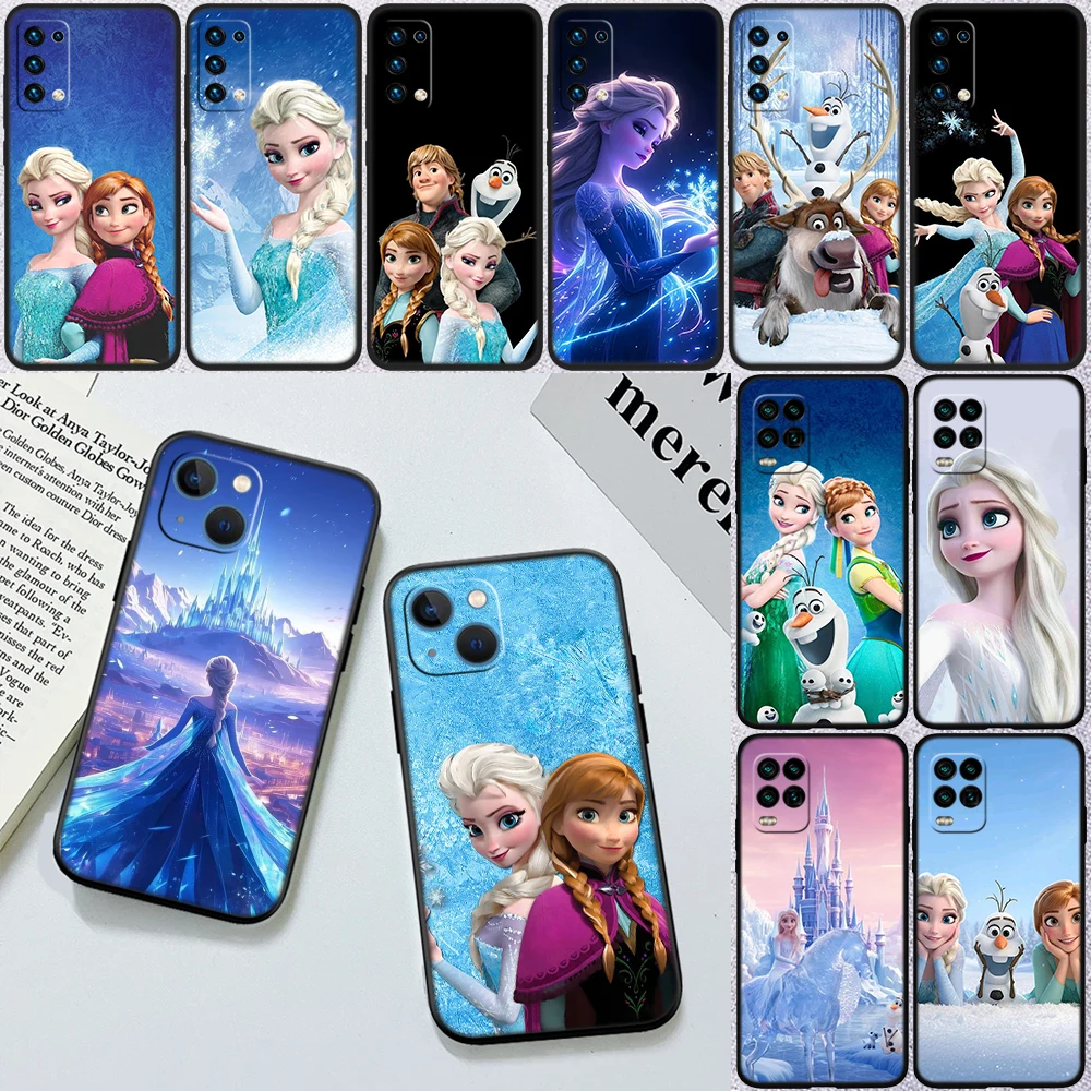 Funda de Teléfono de Alta Gama con Diseño de Frozen, Olaf, Elsa y Anna, para iPhone SE, X, XS, XR, 16E, 17, 11 Pro Max, 8, 7, 6, 6s Plus, Air
