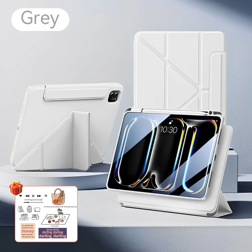 Voor iPad Magnetische Case voor IPad 11e A16 Pro Air 13 11 M3 M2 M4 Funda Cover Voor iPad 2025 12.9'9 8 7 6 5 4 10 Th Mini 7 6 Case