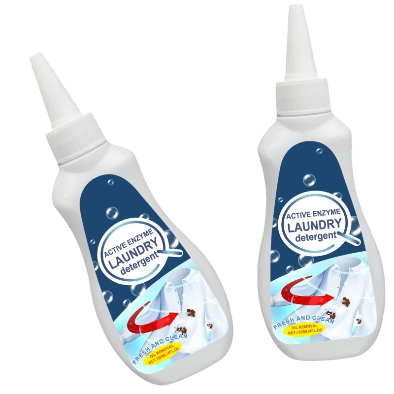 Effective Stain Removers 120ml Enzyme Cleaning Solution Removes Various Stains Cleaning Agent for Different Fabric