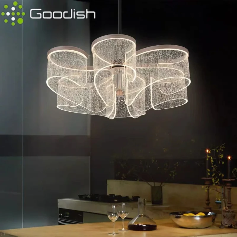 Goodish Moderne, minimalistische Luxus-Pendelleuchten, kreative Lampen für Küche, Wohnzimmer, Esszimmer, Schlafzimmer, Flur, Heimdekoration, Kronleuchter