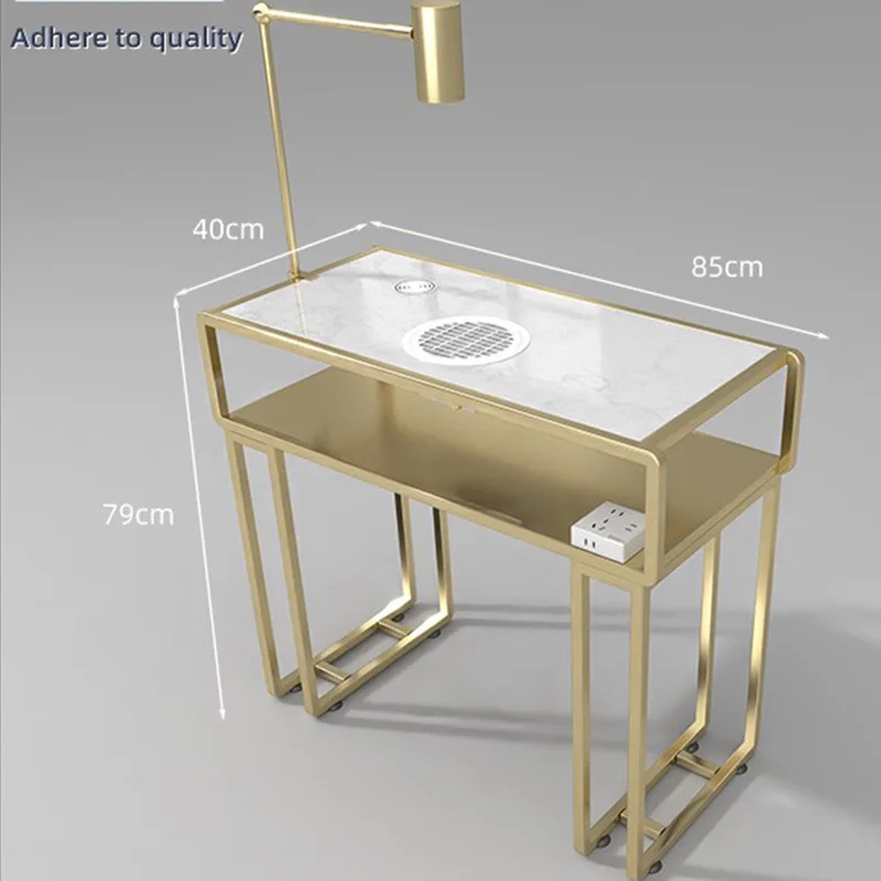 전문 네일 테이블, 절묘한 상업 응접실 코너 테이블 디자인, 드레싱 메사스 드 매니큐어 살롱 가구, CY50NT