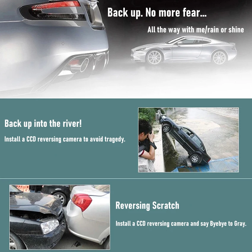 Car Rear View Reverse For Lexus RX330 RX350 RX400h RX 330 350 400h 2004~2009 CCD Full HD Night Vision Backup Camera Waterproof
