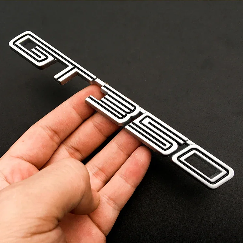 Car Side Metal Emblem Sticker Tail Trunk Badge Decal for Ford GT GT350 GT500 Shelby Fiesta Focus Mondeo Kuga Ranger Mustang