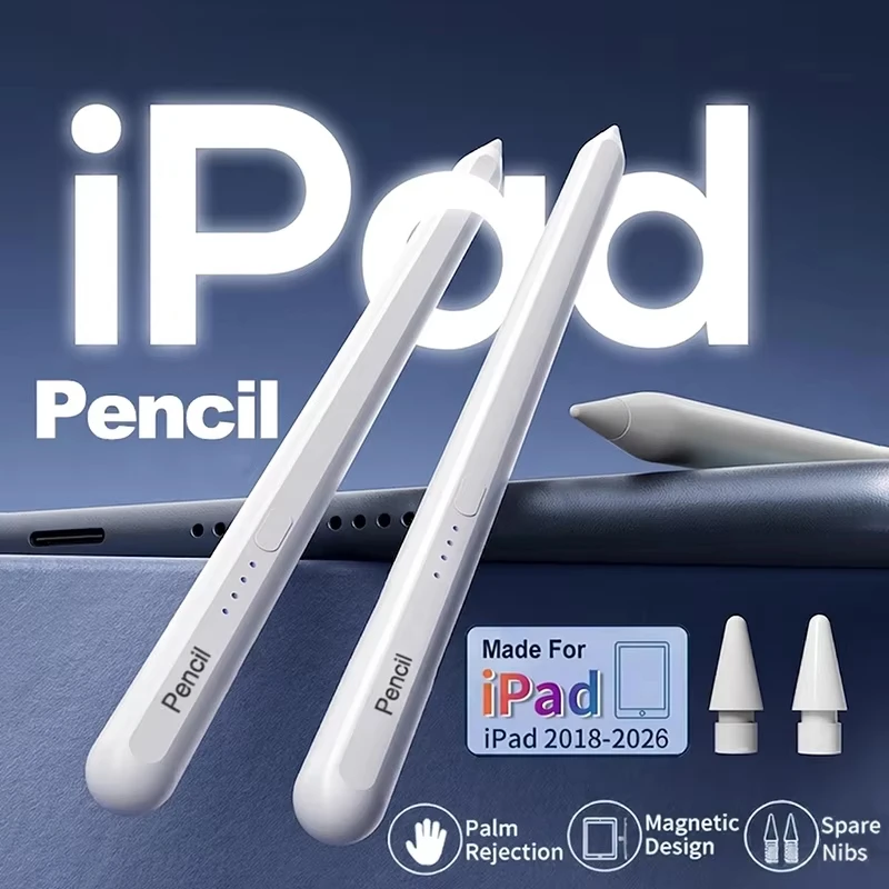 For Apple Pencil 2025 A16 11th 10th Compatible with iPad Air M2/M3/M4 For iPad Pro 13 11 M4 M5 Stylus Pen For iPad Accessories