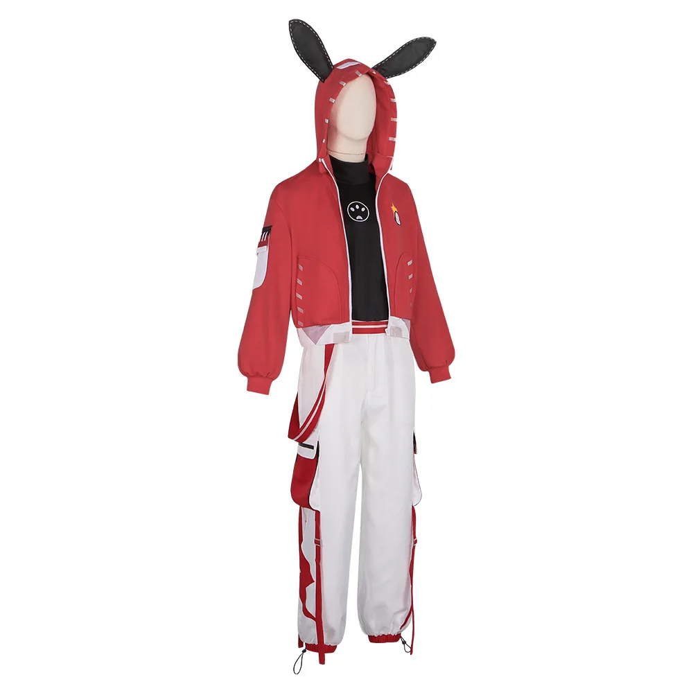 Luca BalsaNew لعب الأدوار سجين الجلد تأثيري حلي شعر مستعار الزي اليومي كوميك كون القتال تمويه هالوين