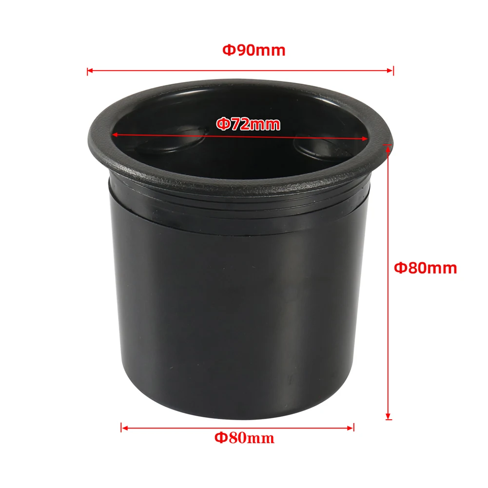 Portavasos para latas de bebidas, mesa empotrada, silla, organizador de bebidas de agua, puede montar para RV, coche, barco marino